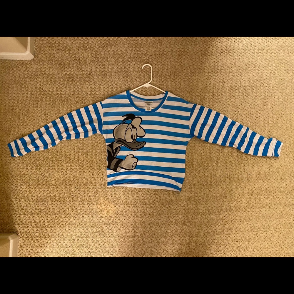 Disney Donald Duck Long Striped Top